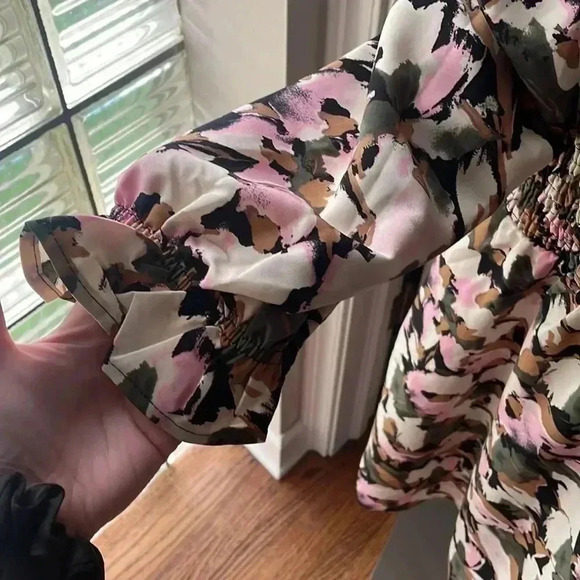 NWT Large abstract midi dress - Picture 3 of 5